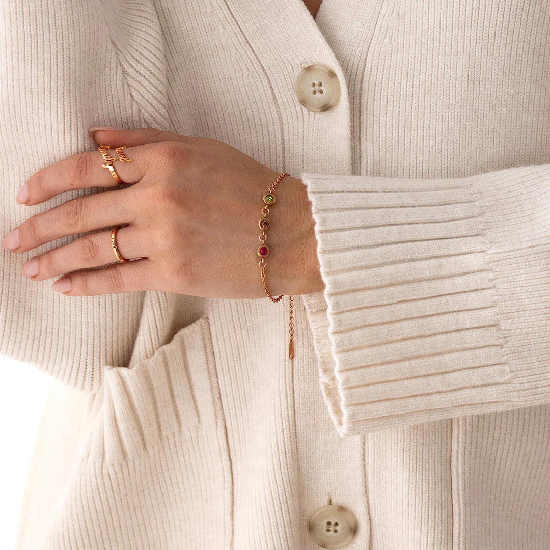 Bracciale con Pietra Portafortuna Personalizzato