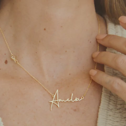 Modern Name Necklace