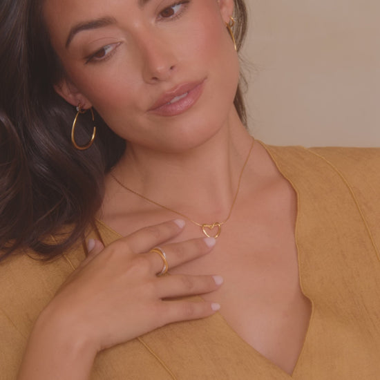Open Heart Necklace