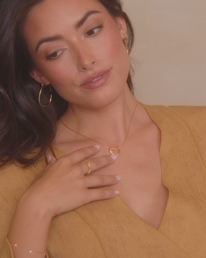 Open Heart Necklace
