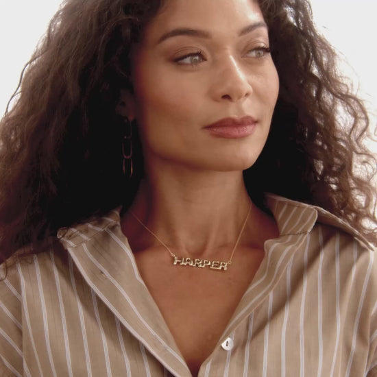 Balloon Name Necklace