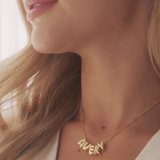 Bubble Name Necklace