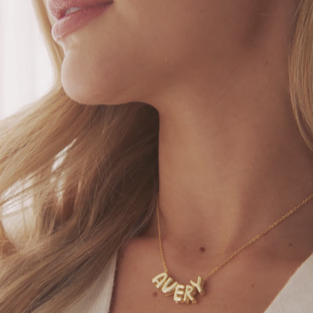 Bubble Name Necklace