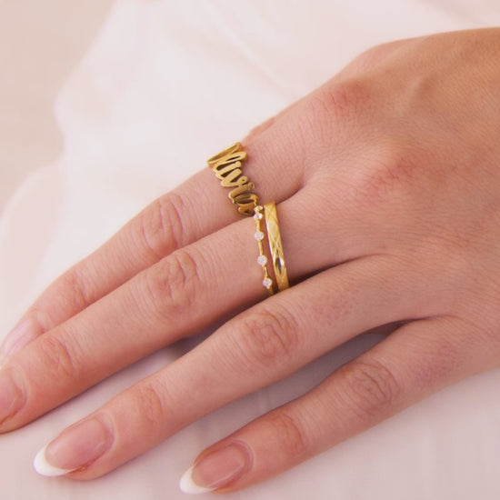 Ultra Thin Floating Eternity Ring