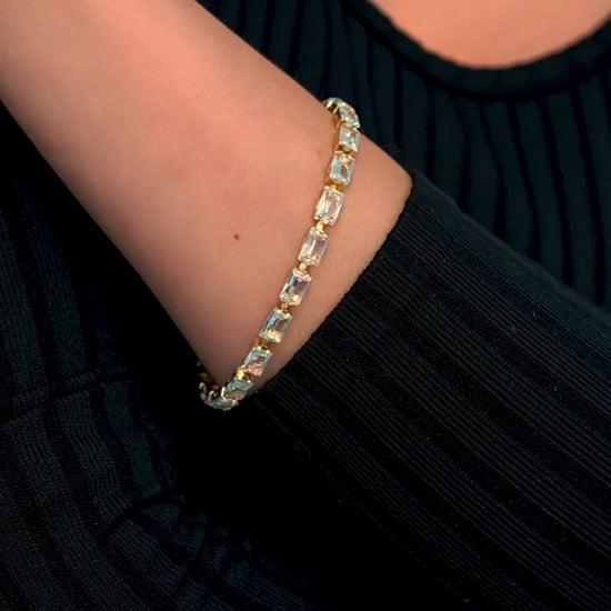 Baguette Tennis Bracelet
