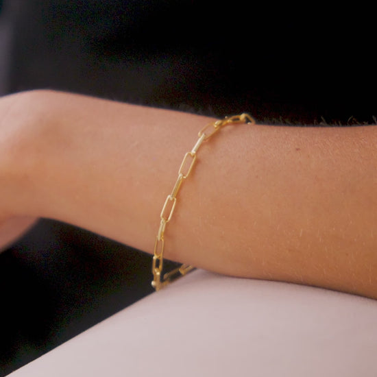 Mint Paperclip Bracelet