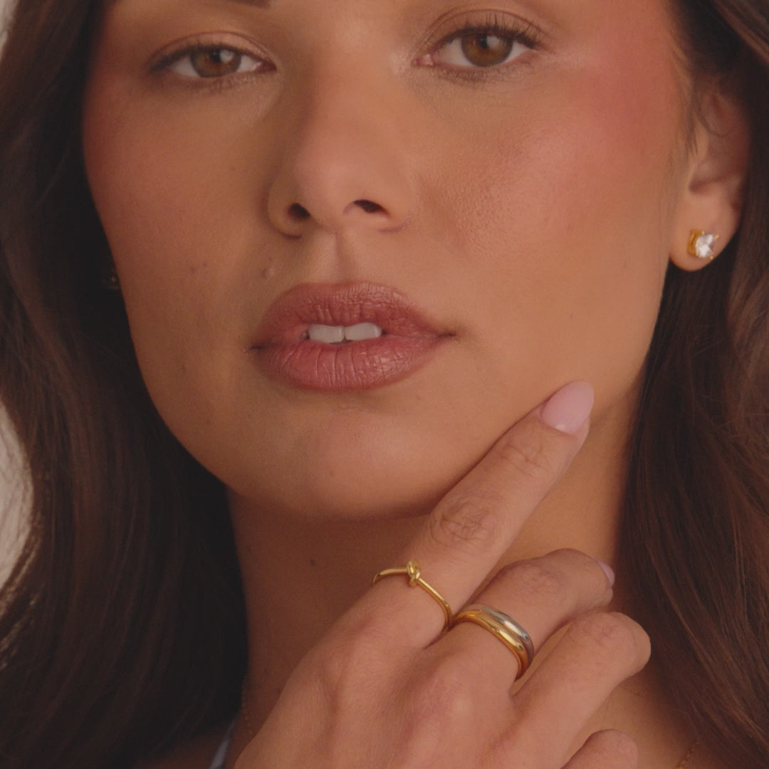 Organic Stacking Ring Set