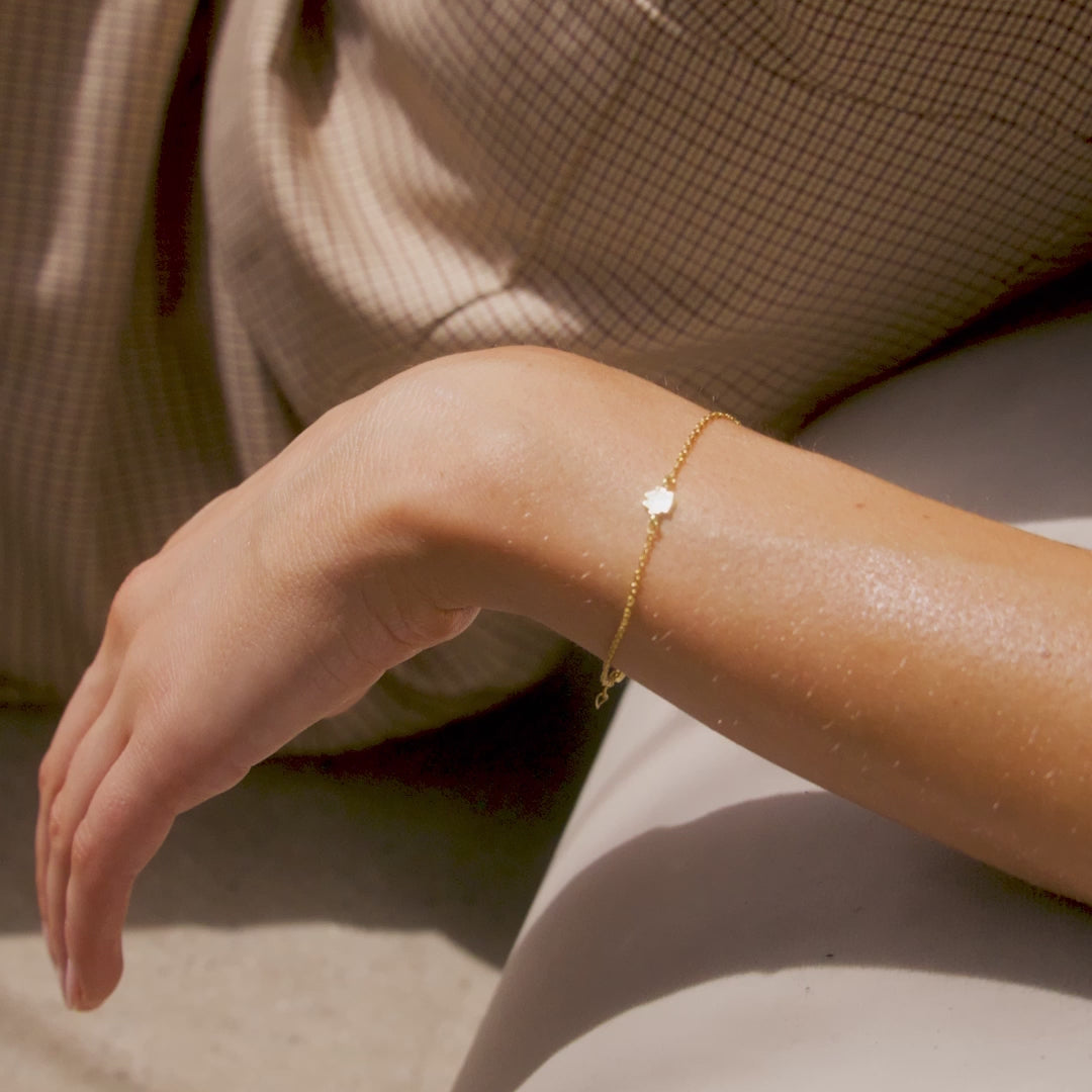Tiny Pawprint Bracelet