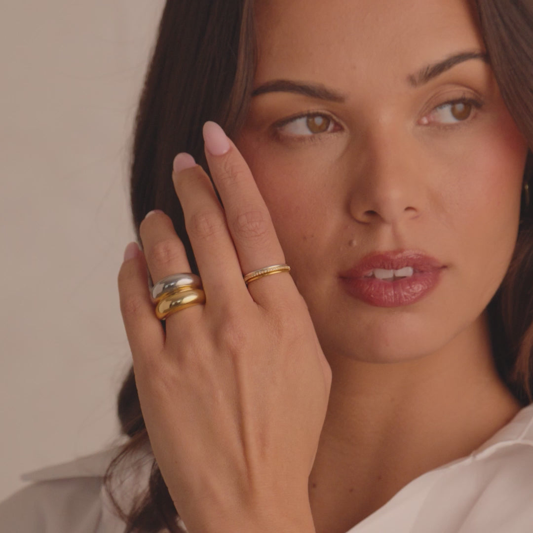 The Merge Mixed Metal Ring