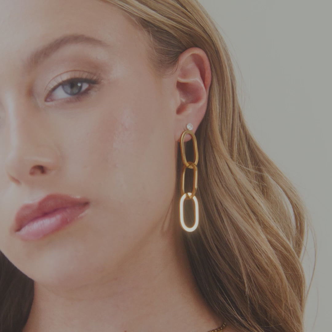 Chunky Chain Link Earrings