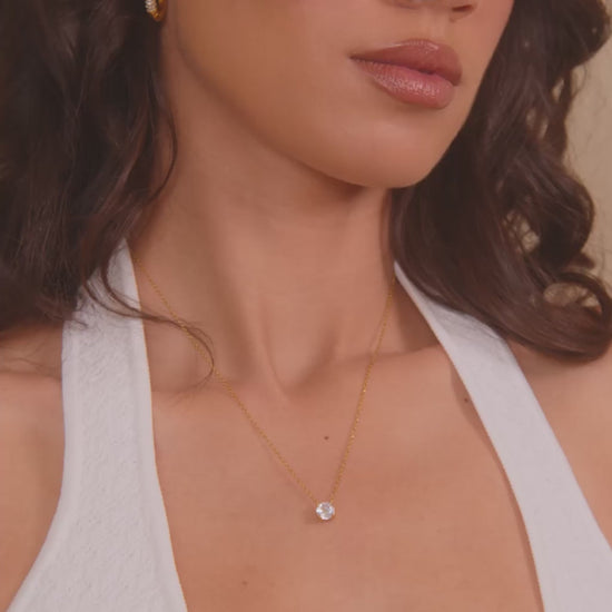 Solitaire Pendant Necklace