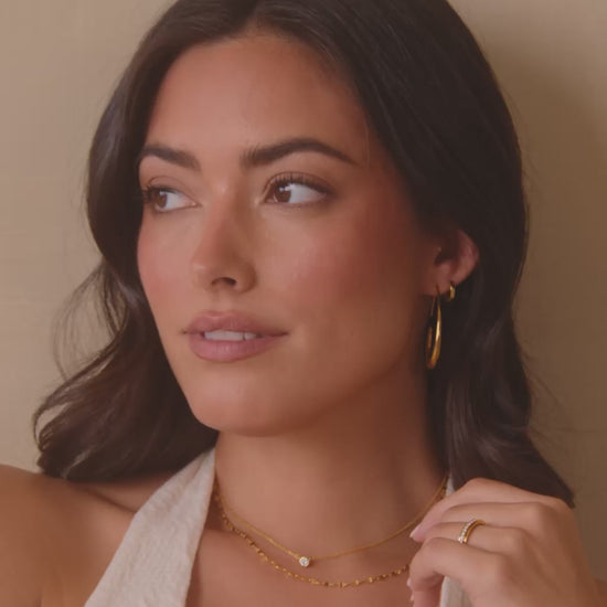 Fluid Hoop Earrings