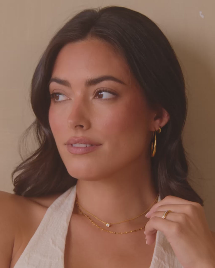 Fluid Hoop Earrings
