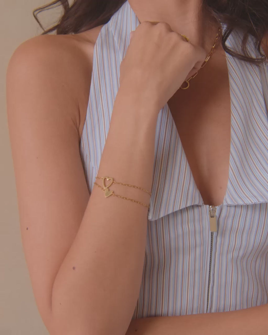 Perfect Fit Heart Bracelet Set