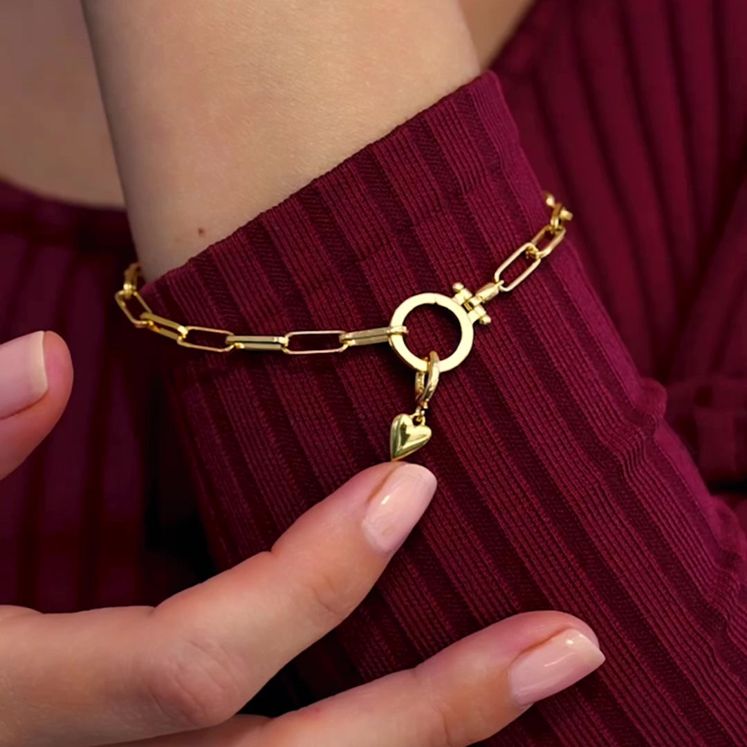 Minimalist Heart Charm