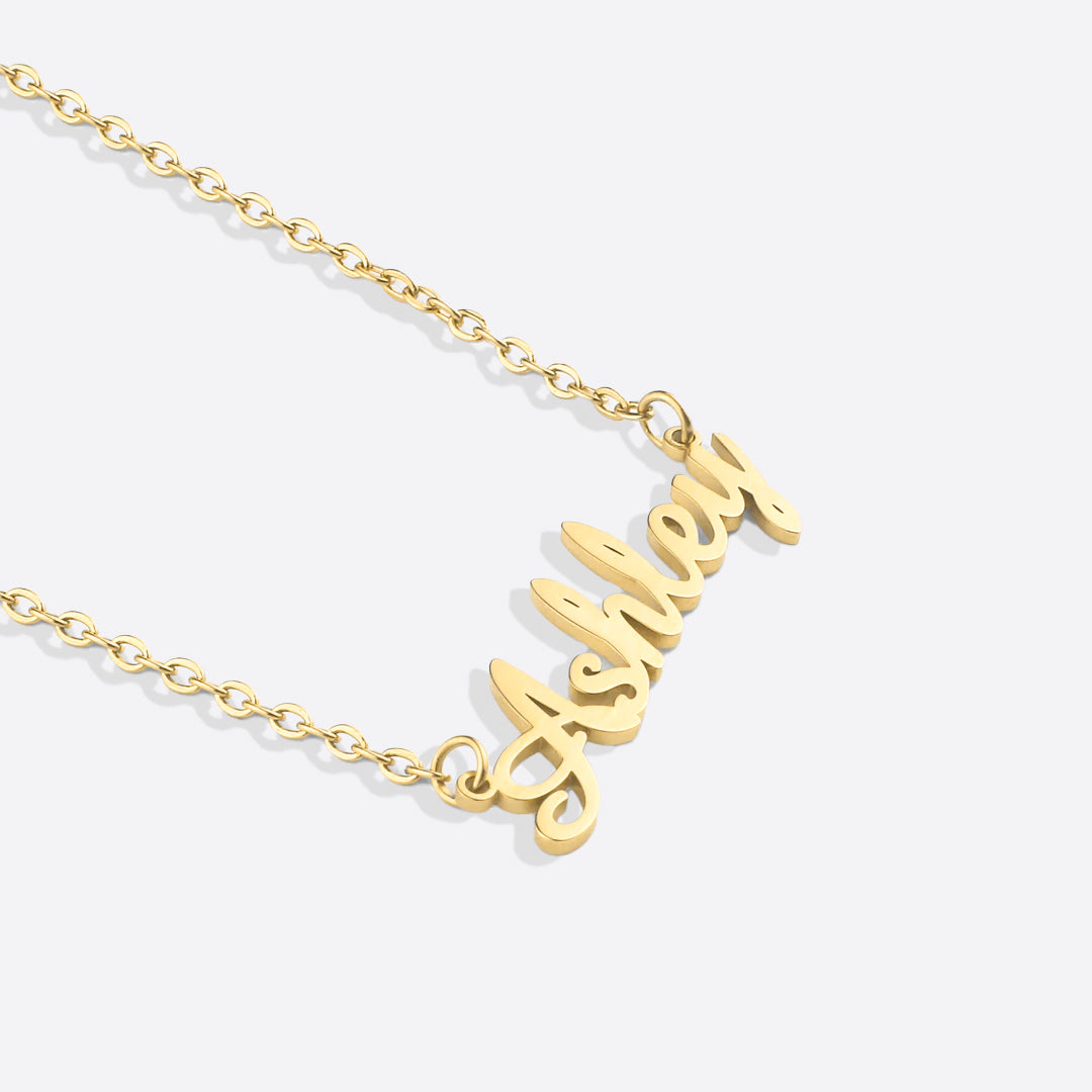 Collana con Nome in Piuma