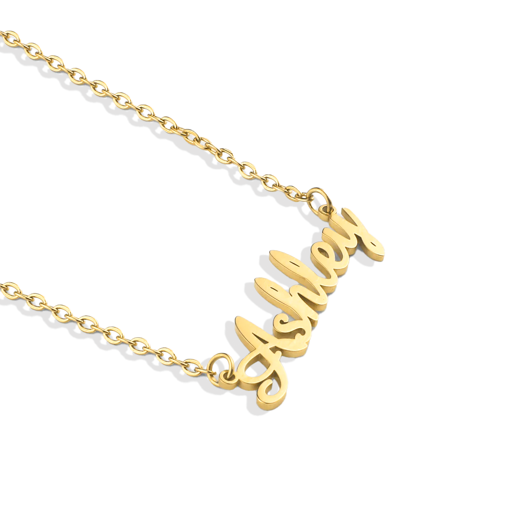 Collana con Nome in Piuma