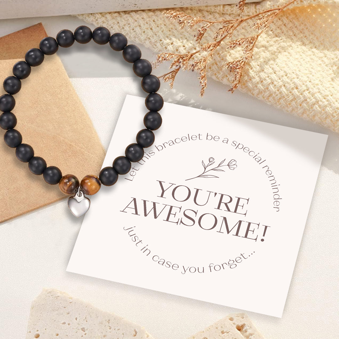 Zur Erinnerung: Du bist super Steinarmband