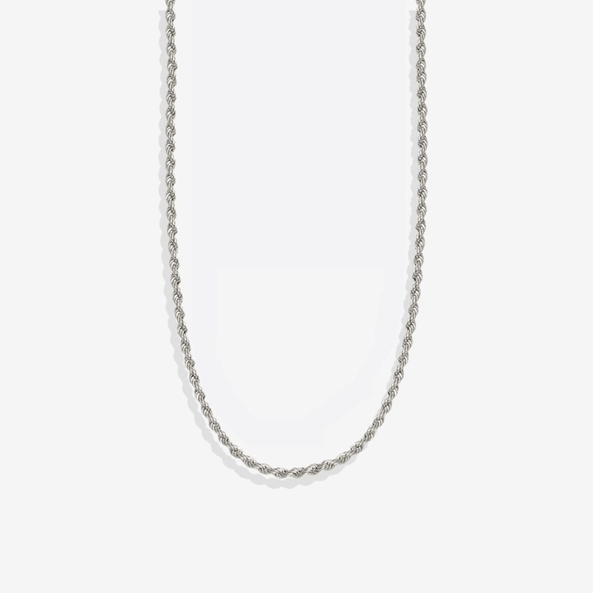 Rope + Paperclip Chain Set in 925 sterling silver