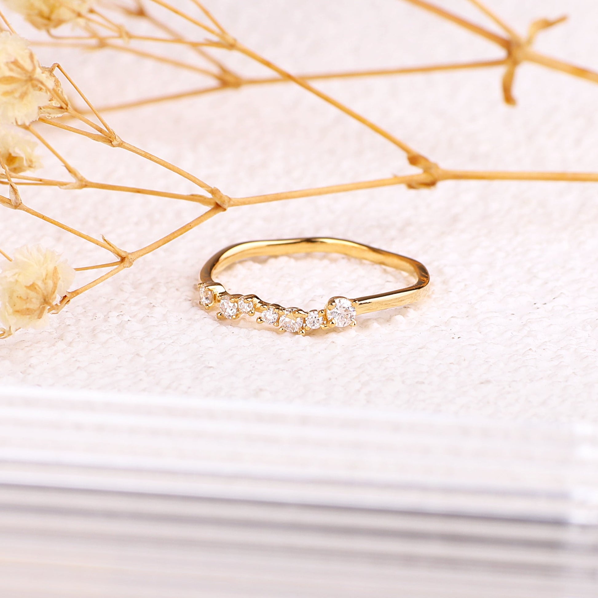 Shimmer Diamond Ring