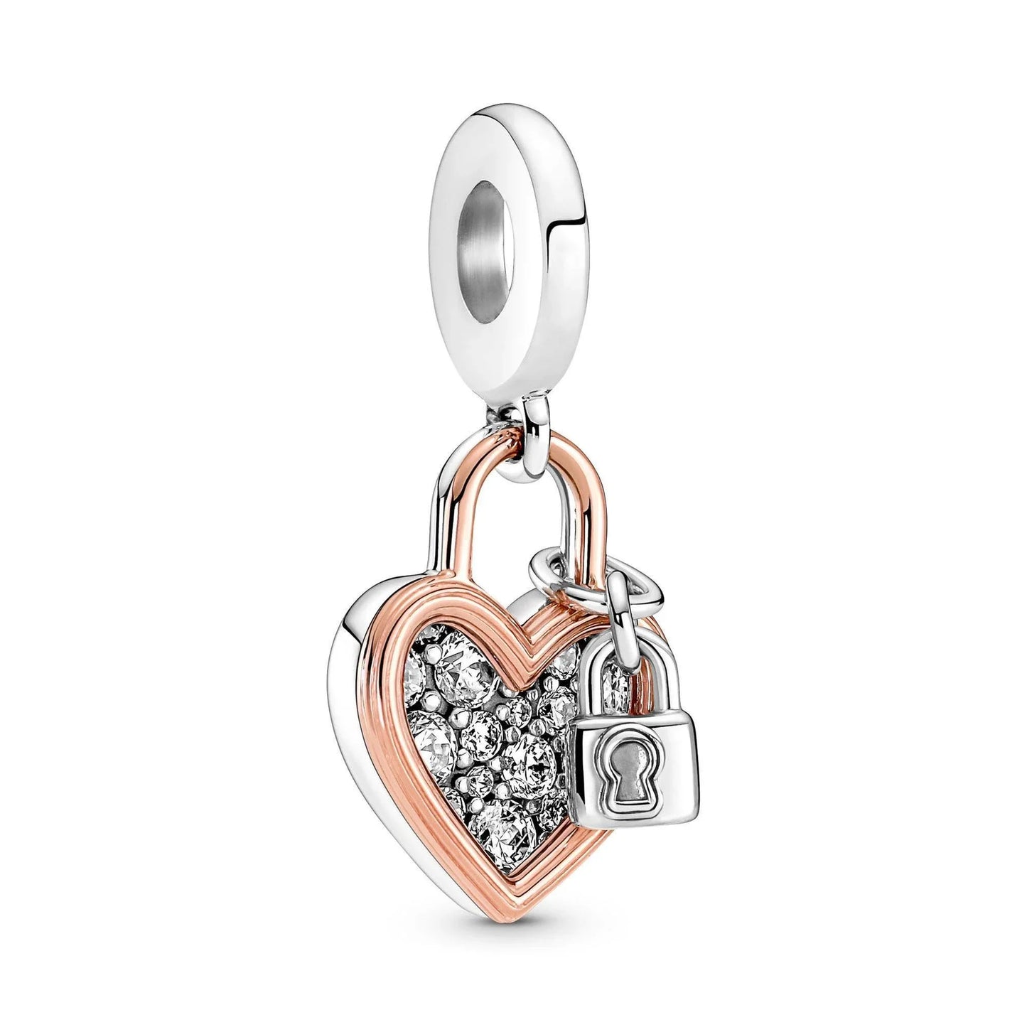 Two Tones Charm in 925 Sterling Silver — Vanny Jewels