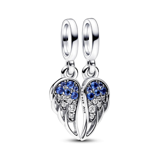 Angel Wings Charm in 925 Sterling Silver — Vanny Jewels