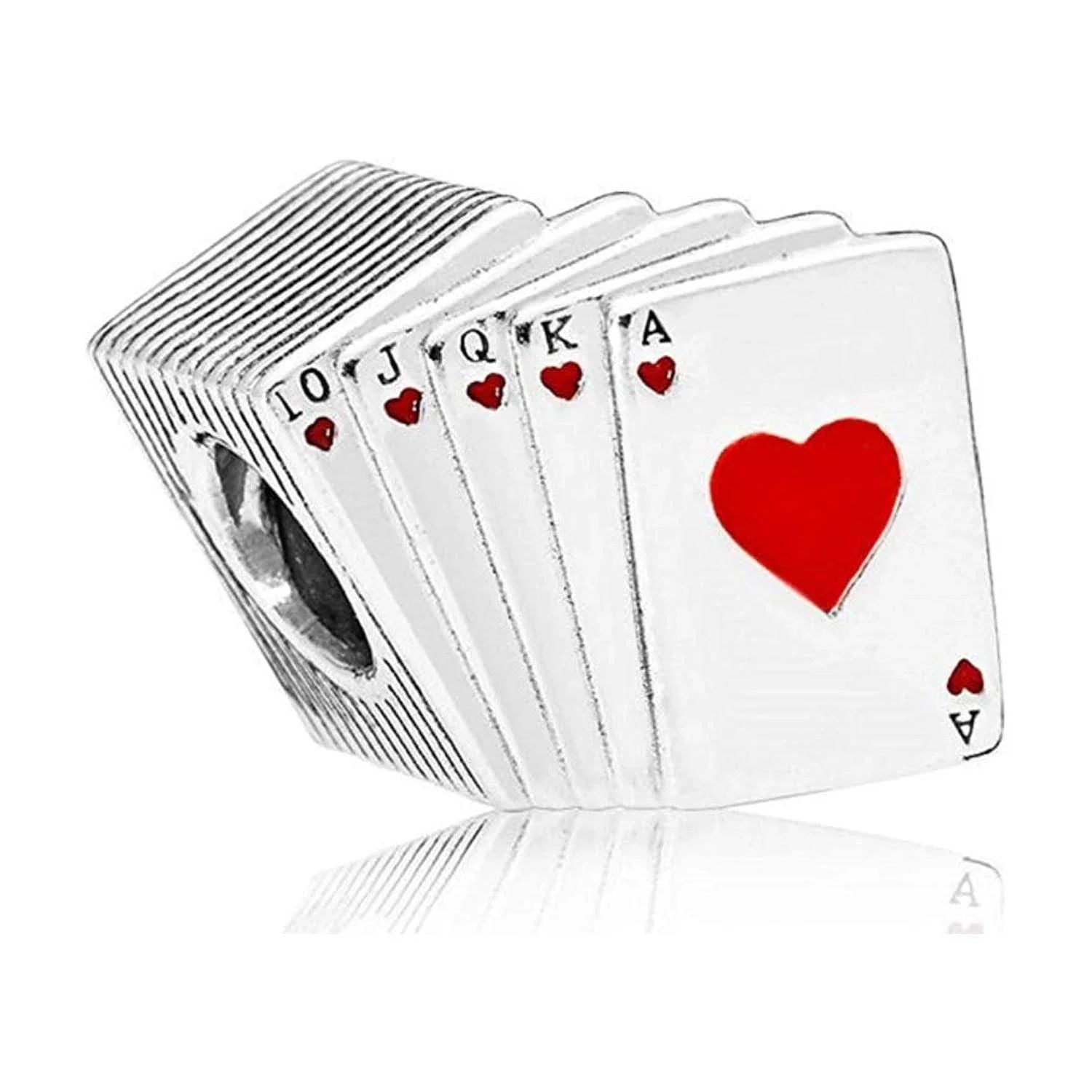 Cards Charm in 925 Sterling Silver — Vanny Jewels