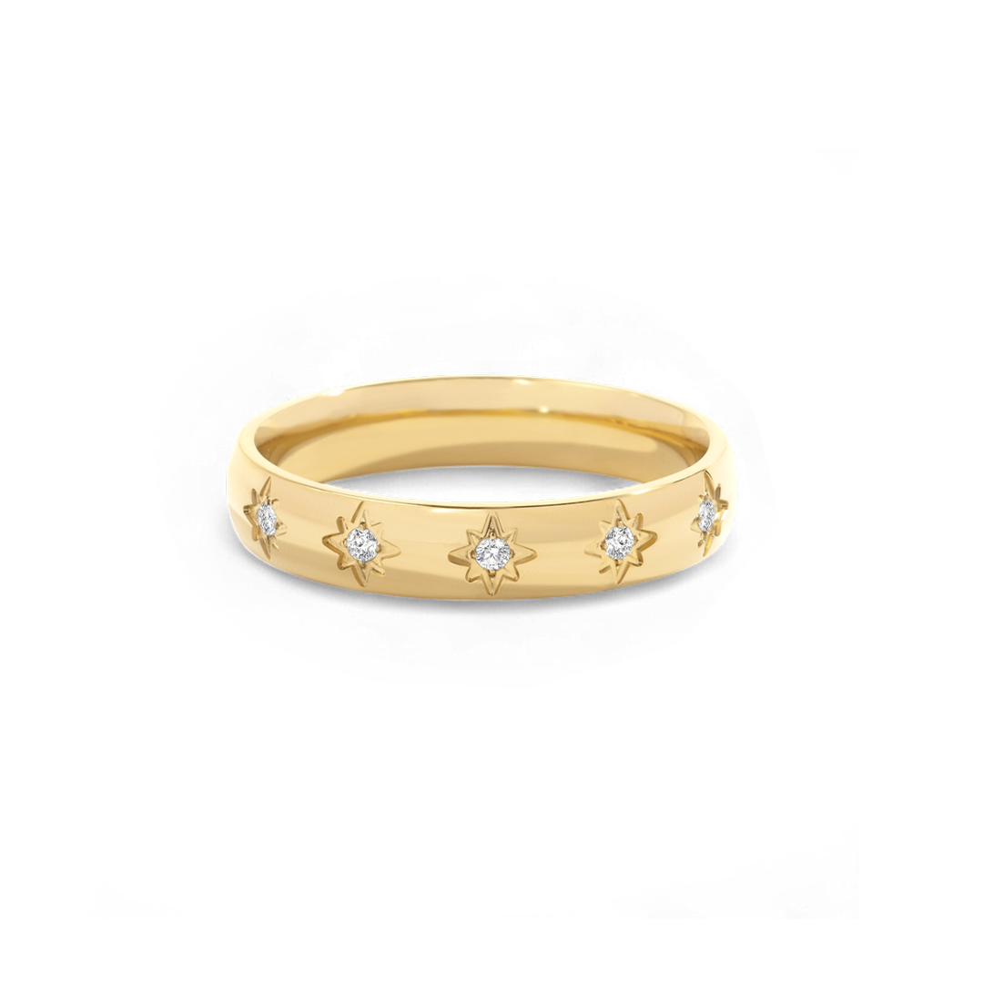Anello componibile a stella