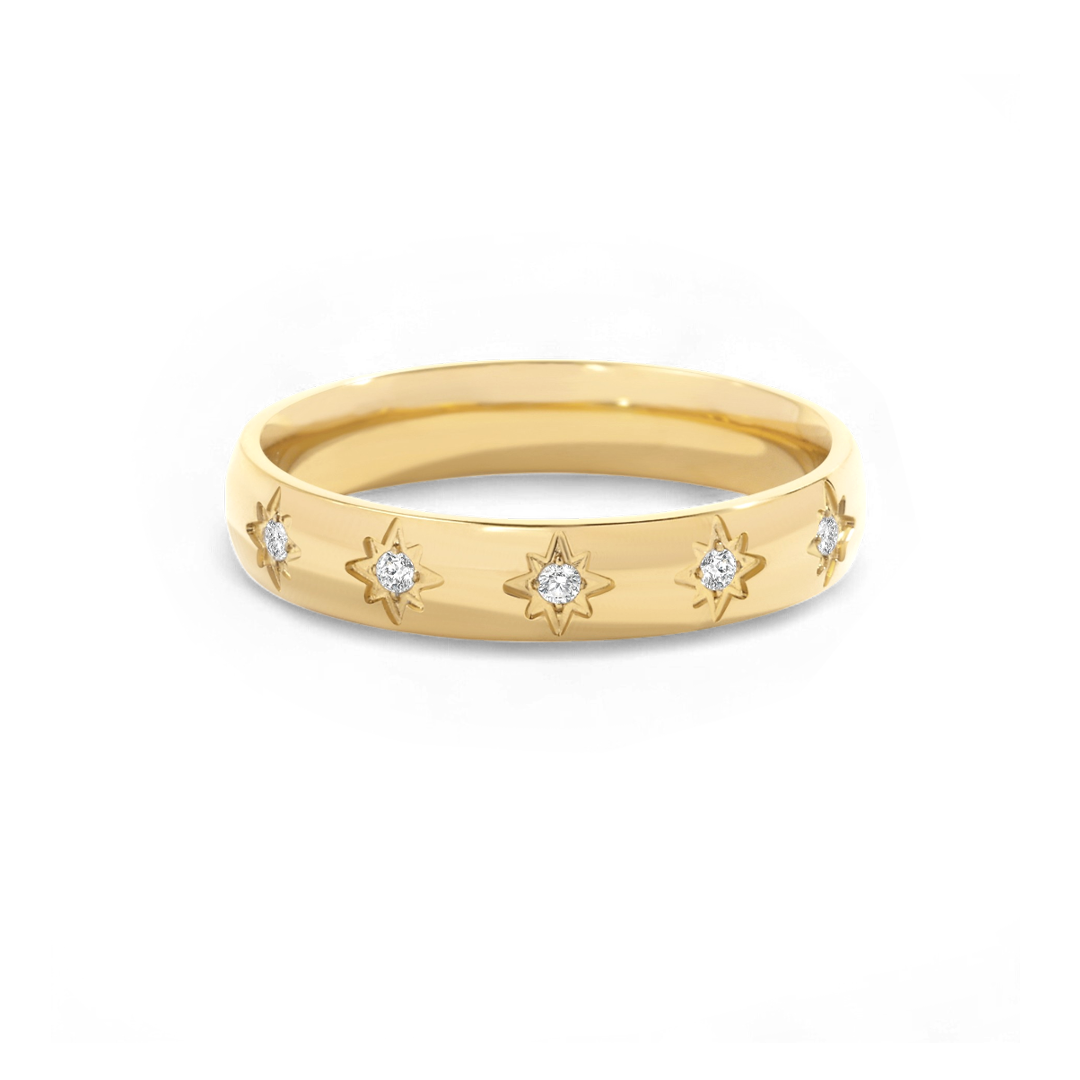 Anello componibile a stella