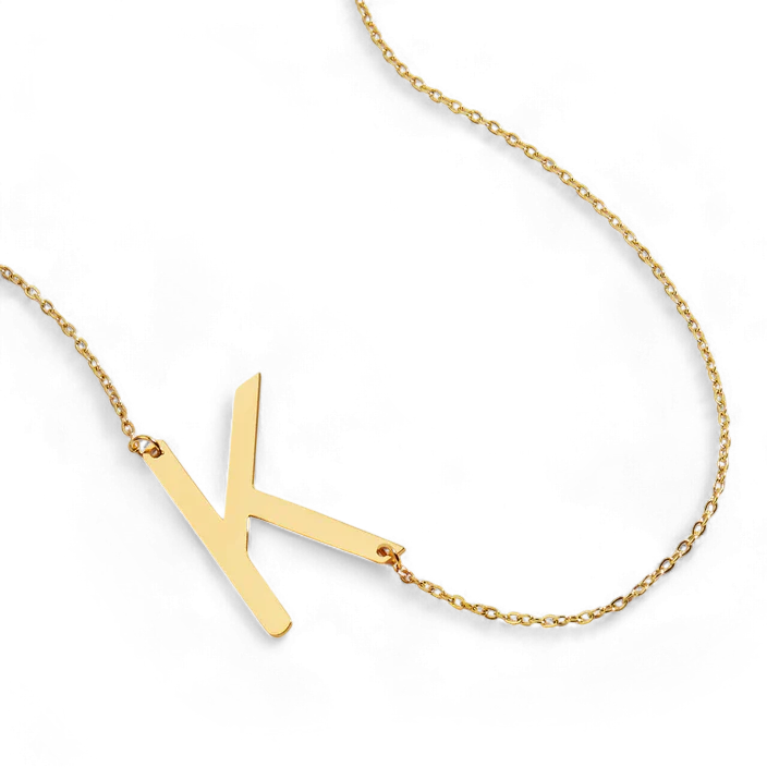 Statement Initial Necklace — Vanny Jewels
