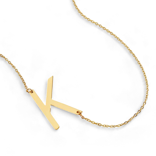 Statement Initial Necklace — Vanny Jewels