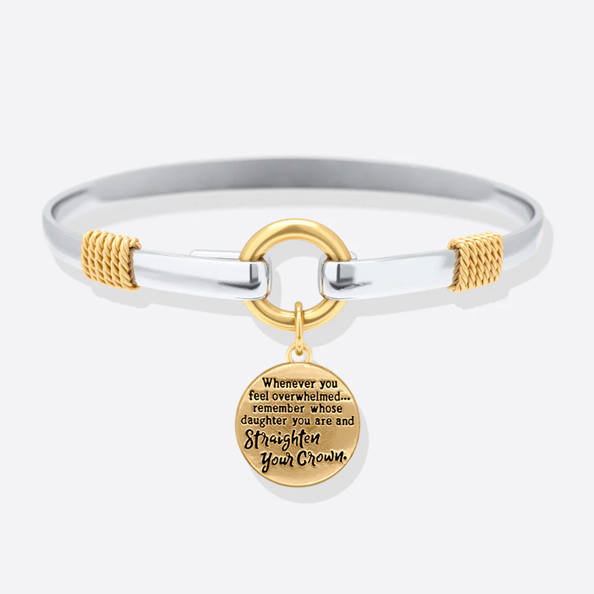 Raddrizza la Corona - Bracciale Charm Bicolore