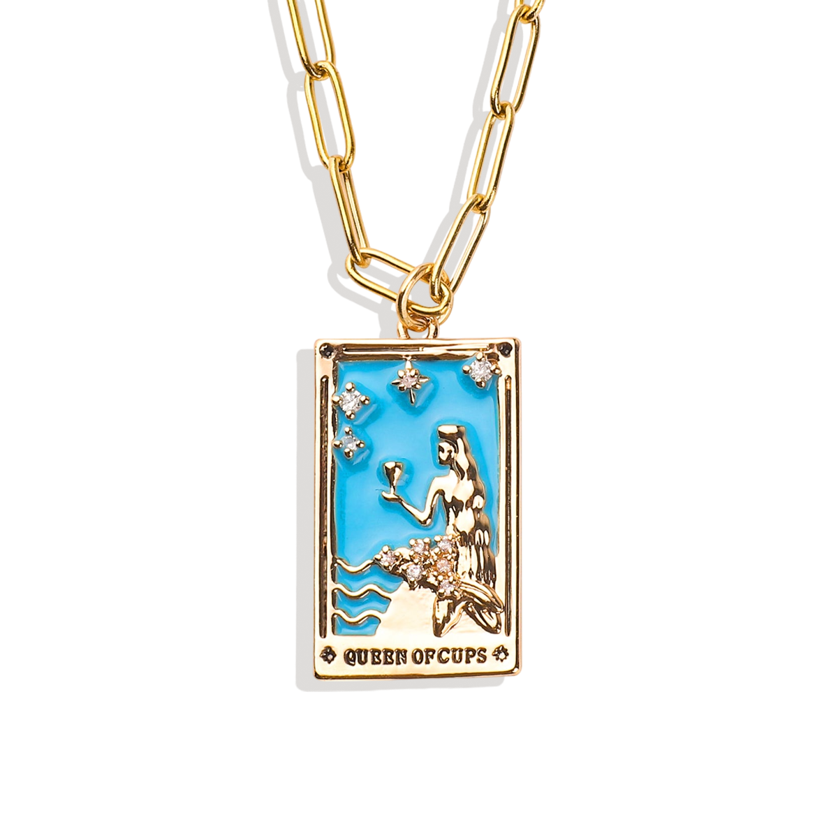 Queen of Cups Tarot Necklace — Vanny Jewels