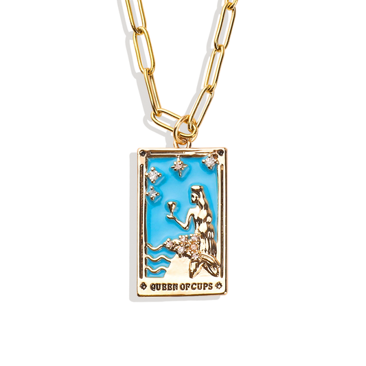Queen of Cups Tarot Necklace — Vanny Jewels