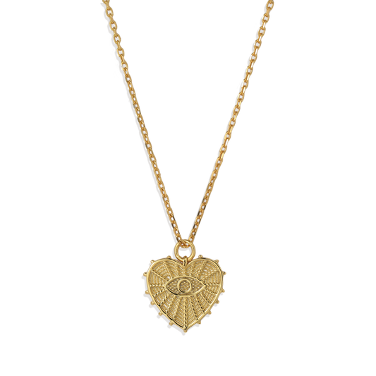 The Heart Sees All Pendant Necklace — Vanny Jewels