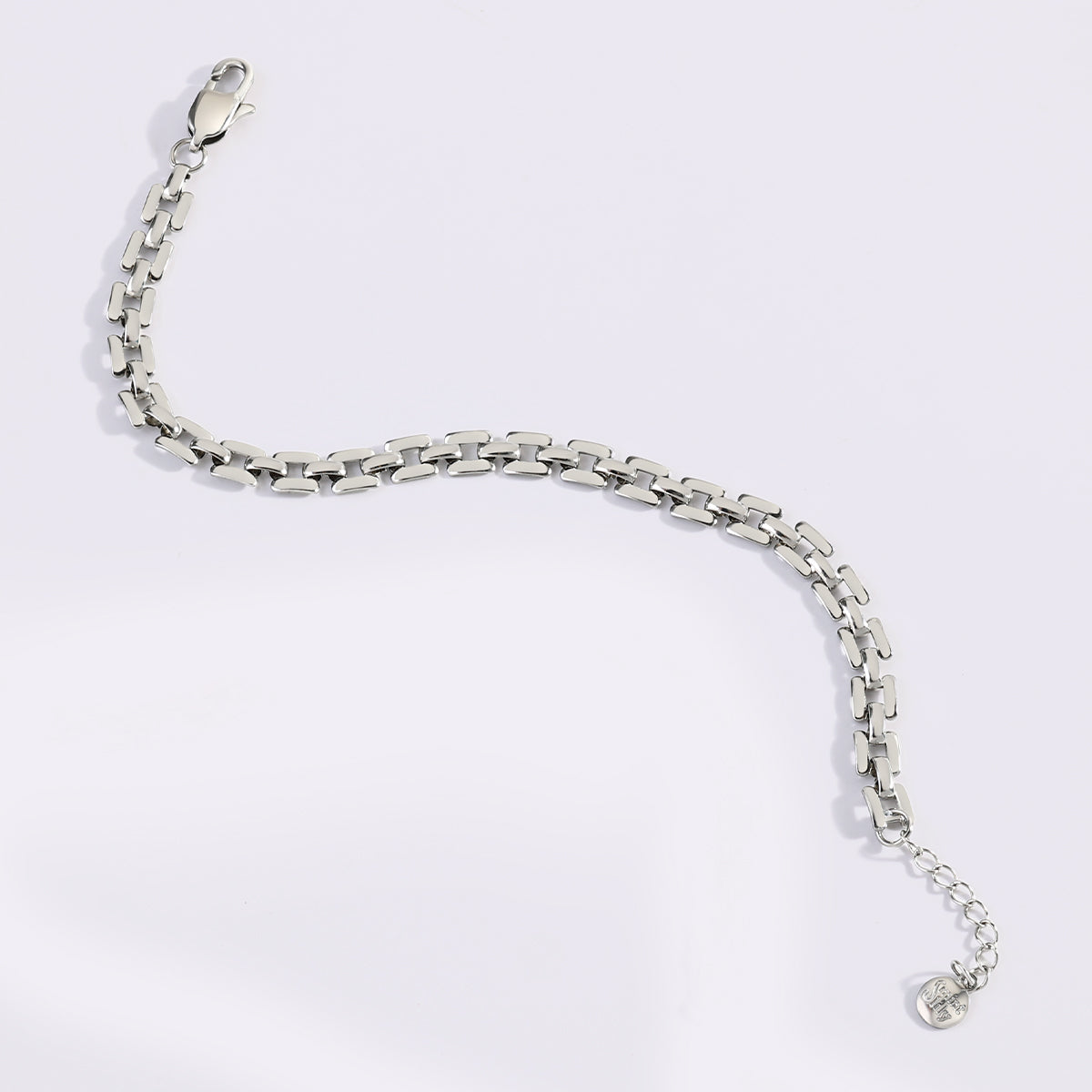Bracciale a catena con orologio