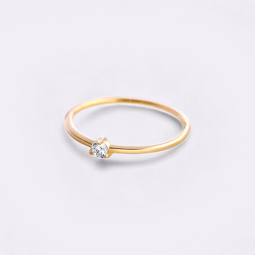 Kleiner Diamantring