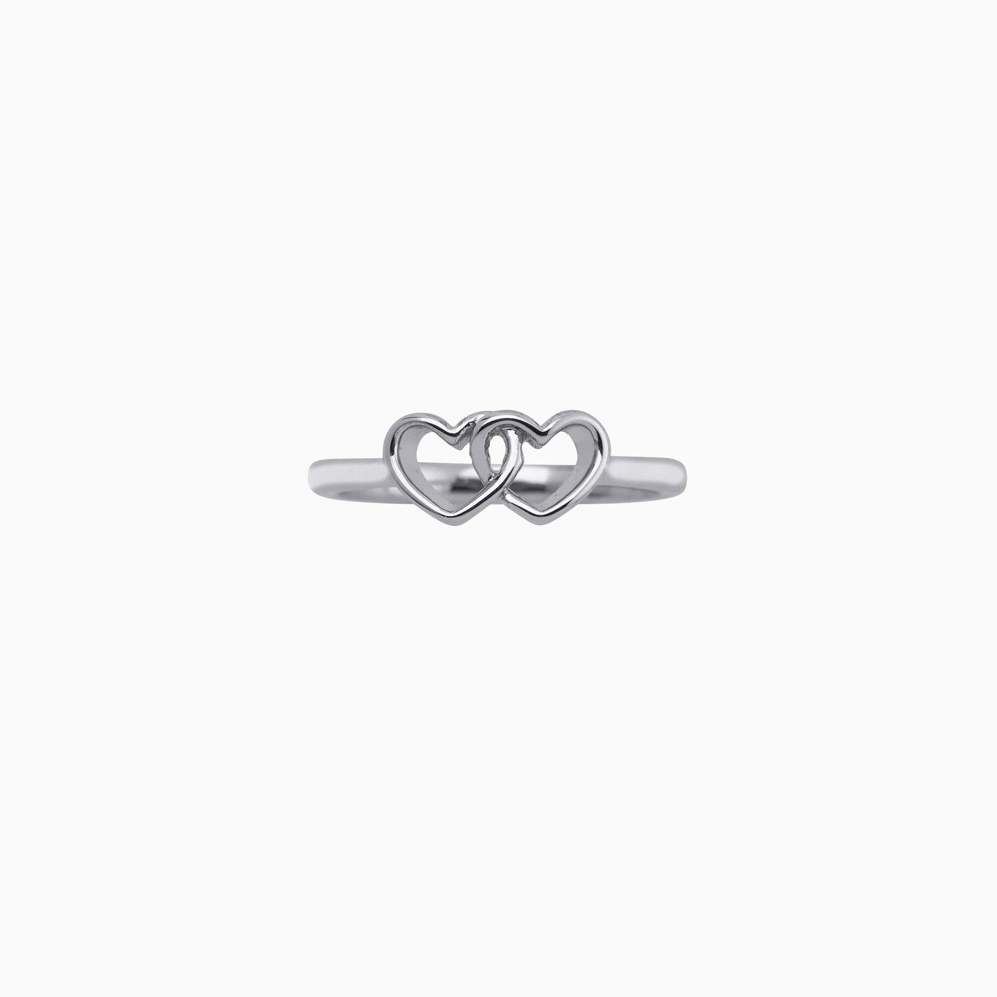Two Hearts Together Ring