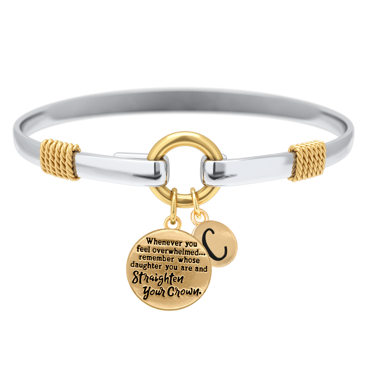 Raddrizza la Corona - Bracciale Charm Bicolore