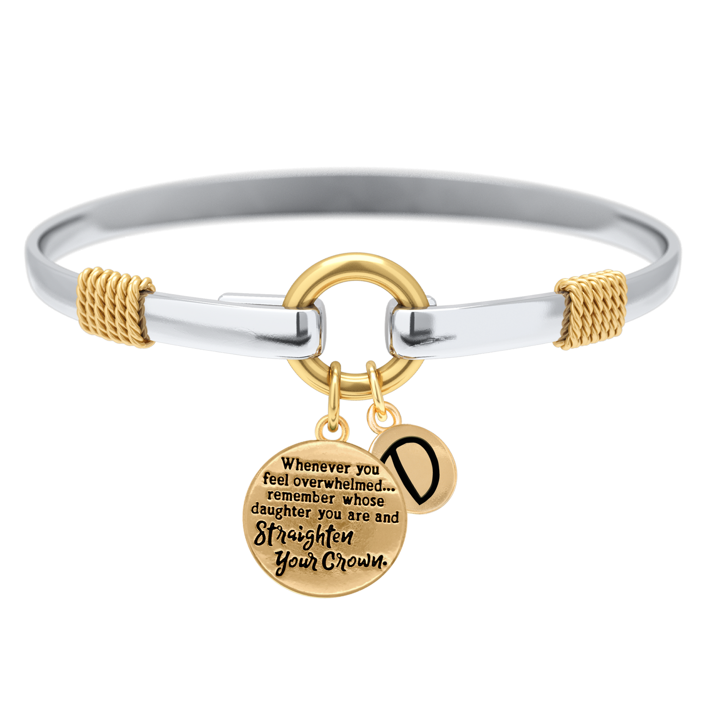 Raddrizza la Corona - Bracciale Charm Bicolore