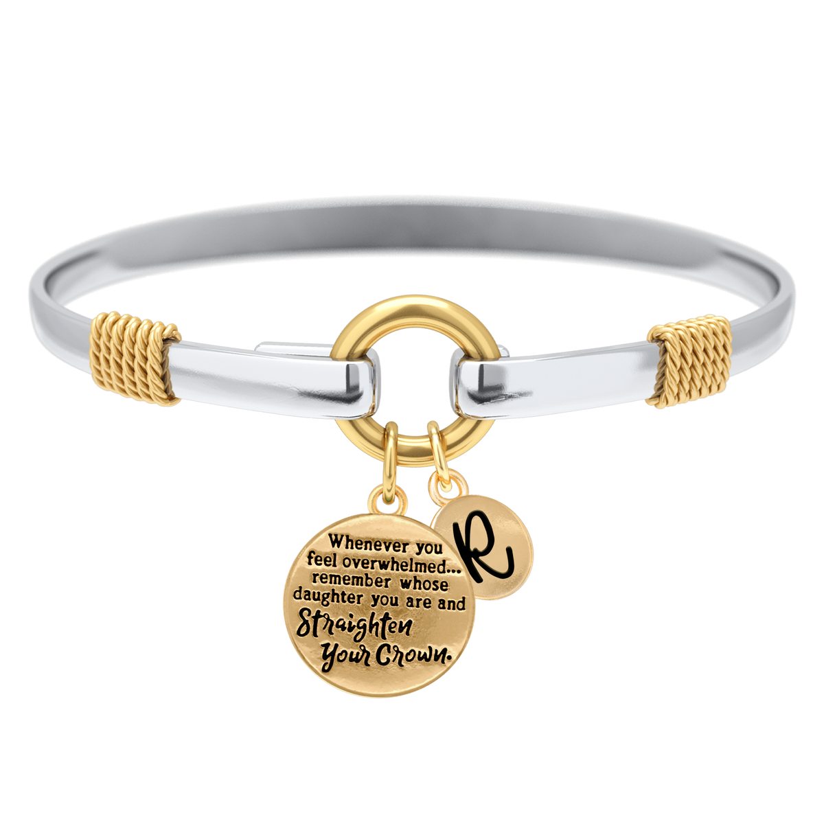 Raddrizza la Corona - Bracciale Charm Bicolore