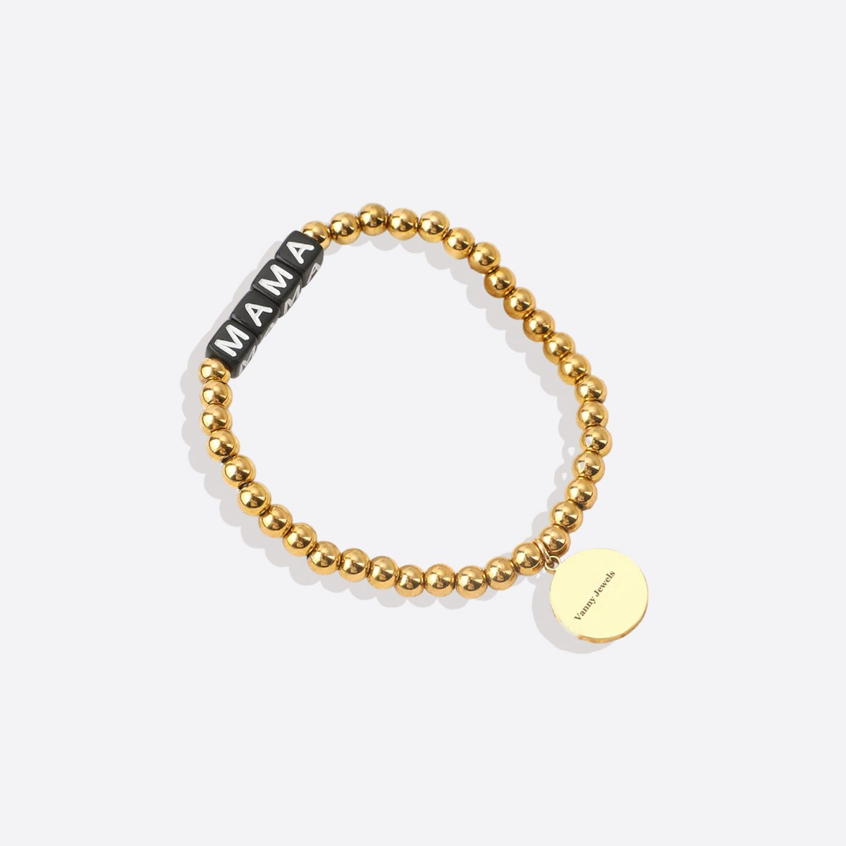 Custom Waterproof Gold Beaded Friendship Bracelet