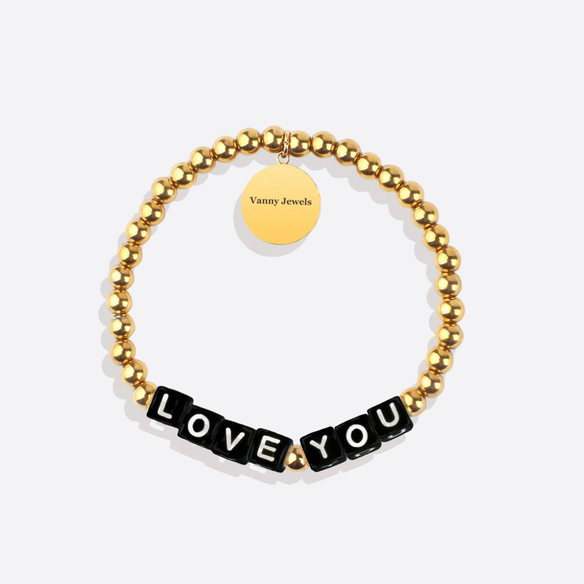 Custom Waterproof Gold Beaded Friendship Bracelet