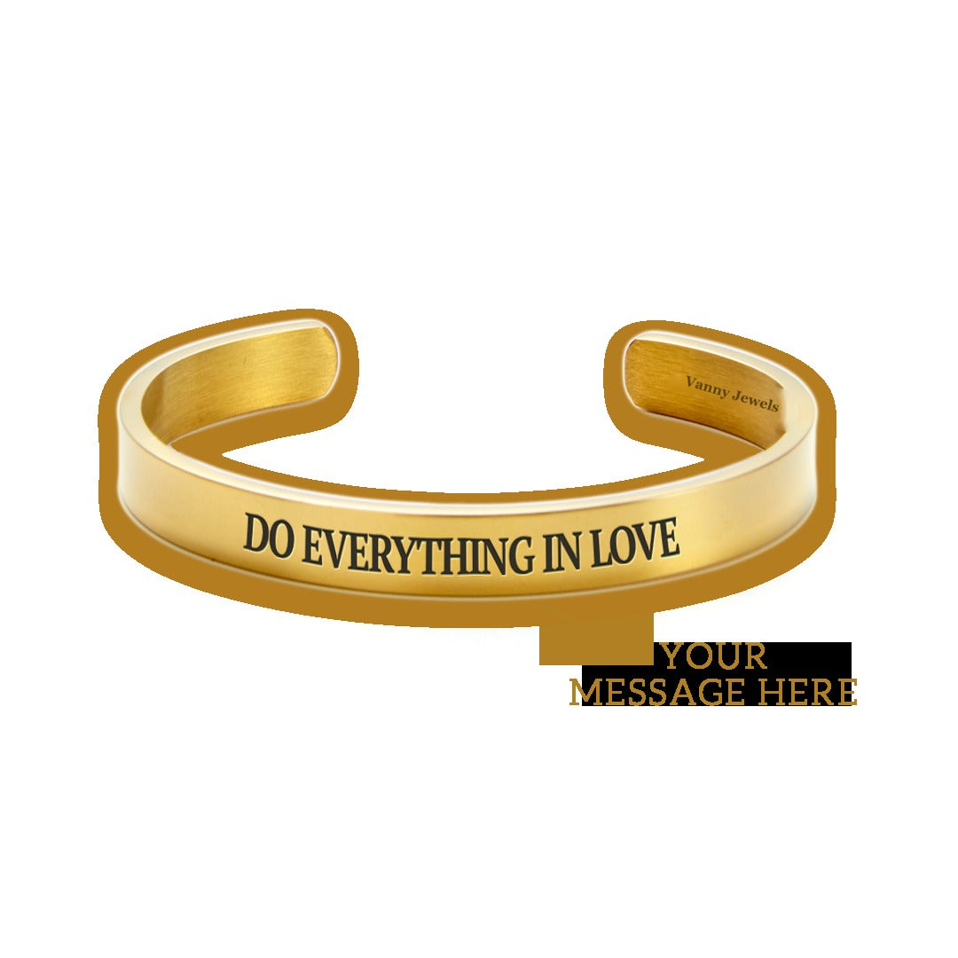 Customize Your Personalizable Cuff Bracelet