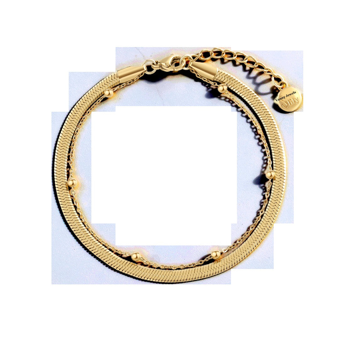 Everyday Stacked Bracelet — Vanny Jewels