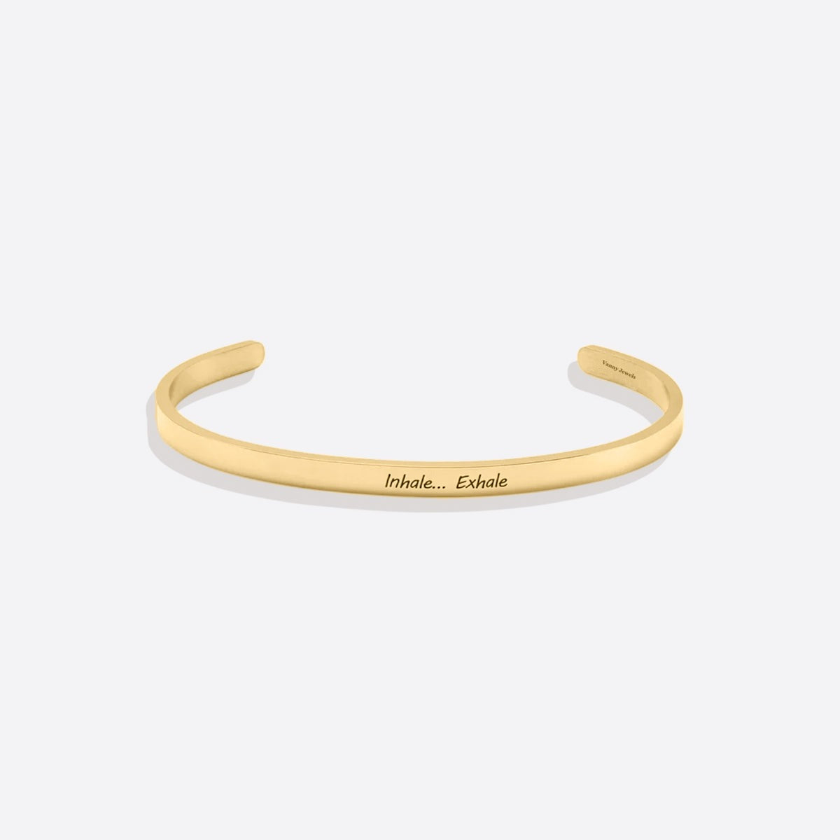 Personalized Thin Cuff Bracelet