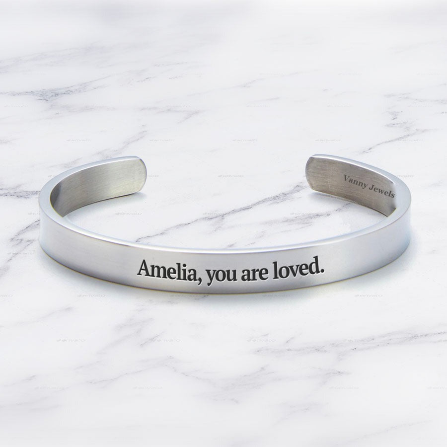 Customize Your Personalizable Cuff Bracelet