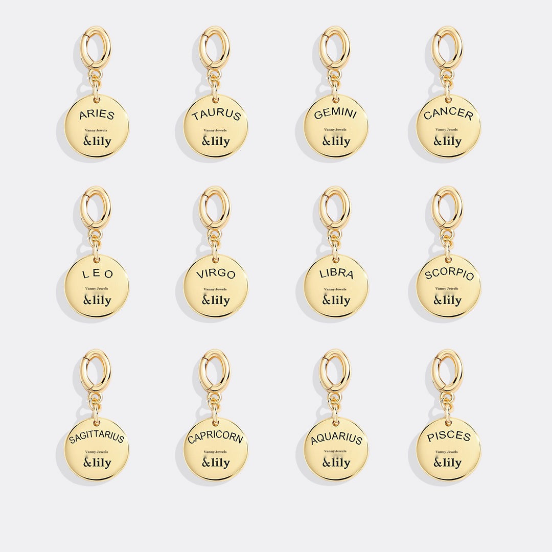 Zodiac Constellation Charm