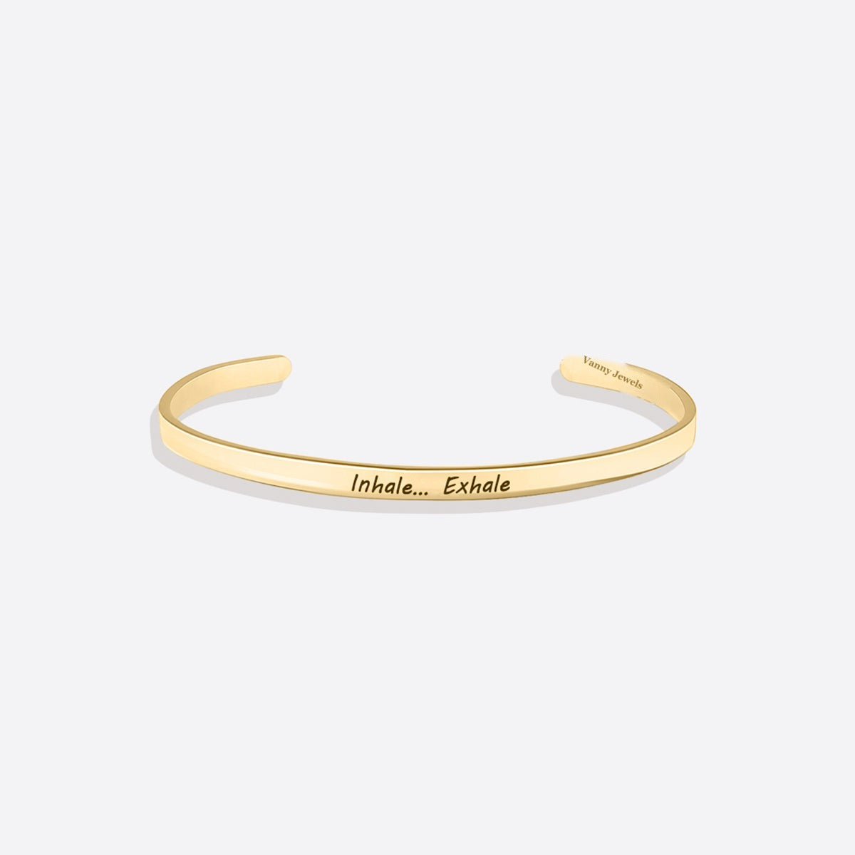 Personalized Thin Cuff Bracelet
