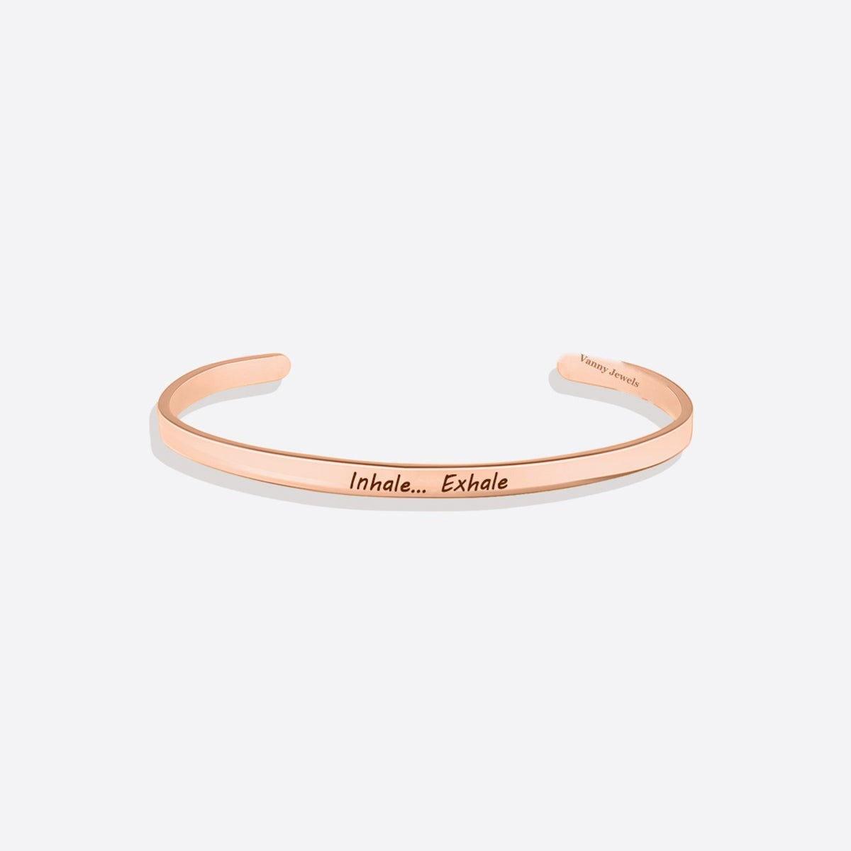Personalized Thin Cuff Bracelet